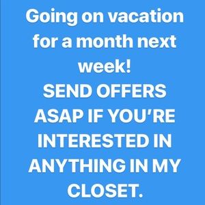SEND OFFERS IN. ALL WILL BE CONSIDERED.